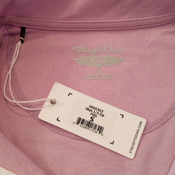 NWT Straight Down Women's Skye Quarter-Zip Pullover with Grayhawk Golf Club Logo - Picture 5 of 6